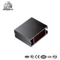 anodized black colors of aluminium window frames